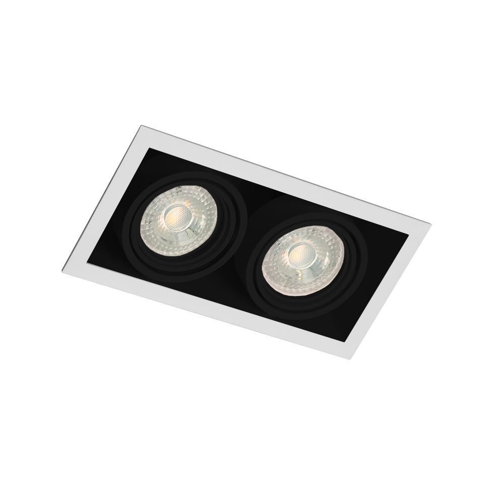 EMBUTIDO MINI FRAME PAR16 2X50W GU10